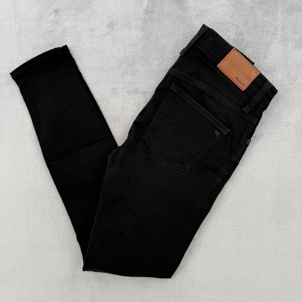 Madewell 9 High Rise Skinny Jeans‎ Black Strech Womens Size 24